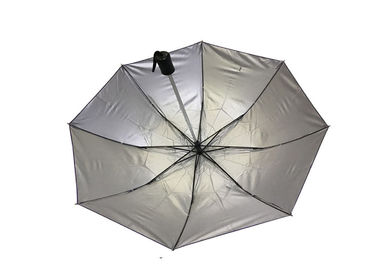 Anti ombrello UV pieghevole, fine leggera eccellente del manuale dell'ombrello triplo del popolare aperta