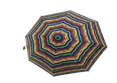Forte ombrello compatto di viaggio, maniglia di gomma di Caoted dell'ombrello leggero di viaggio