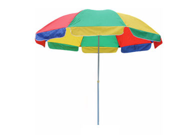 Asse di stampa su ordinazione UV promozionale dell'acciaio del poliestere 170g dell'ombrello di spiaggia