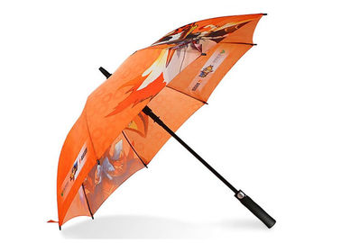 I forti ombrelli antivento del golf hanno personalizzato la stampa del trasferimento di calore di logo
