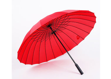 Ombrello antivento stampato delle signore a 23 pollici, forte vento dell'ombrello resistente