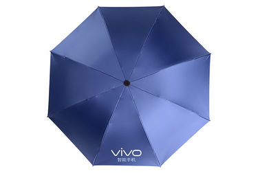 Antivento di volta su misura dell'ombrello 3 automatici di promozione di logo piccoli forte