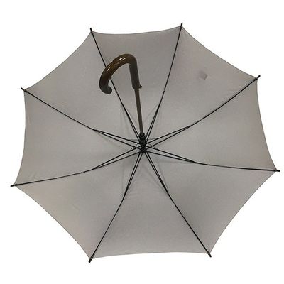 Ombrello aperto automatico diritto a 23 pollici con l'asse di legno e l'ombrello di legno della maniglia