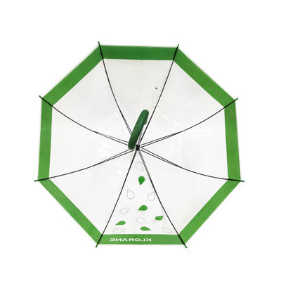 Ombrello trasparente trasparente a 23 pollici della pioggia di BSCI POE