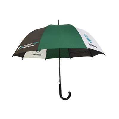 8 costole a 23 pollici antivento Logo Golf Umbrellas For Advertisement su ordinazione