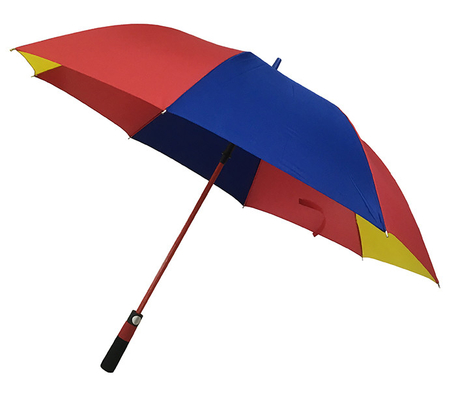 ombrello di colore dell'arcobaleno del tessuto di seta naturale 190T di 130cm con le costole della vetroresina