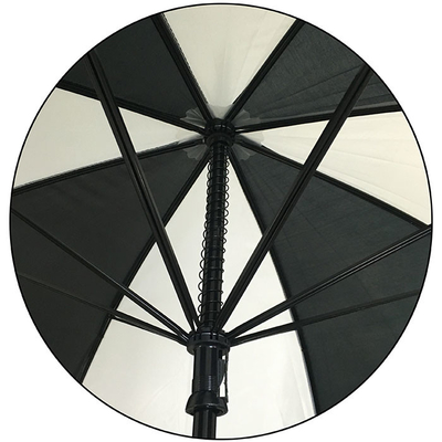 Ombrello di golf del poliestere 190T del diametro 130CM con la struttura del metallo