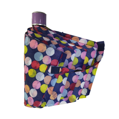 Il colore pieno che stampa il tessuto di seta naturale 190T Mini Ladies Folding Umbrella TUV ha approvato