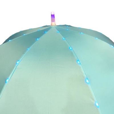 Ombrello aperto della luce del manuale LED del tessuto di seta naturale del diametro 80CM per i bambini