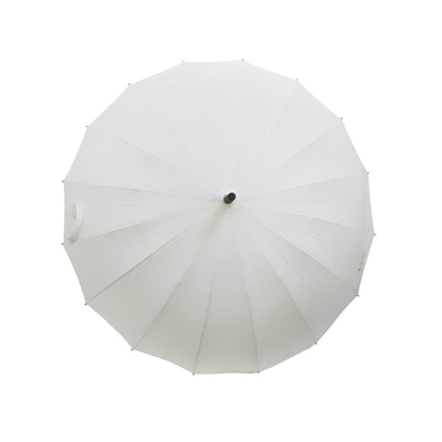 Ombrelli da golf promozionali Pongee 190T 16K dritti