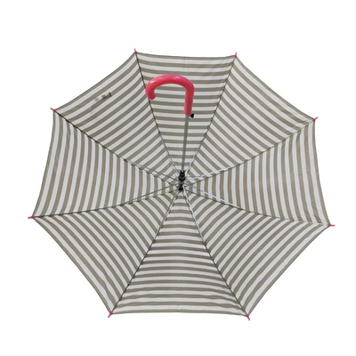 23&quot; antivento ombrello diritto del poliestere 190T con la maniglia di legno