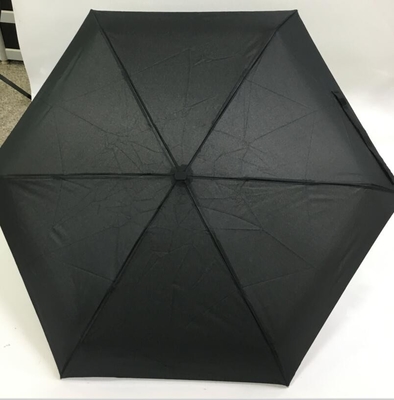 190T ombrello 19&quot; della tasca della volta del tessuto di seta naturale 5 piccolo X6k con la struttura di alluminio