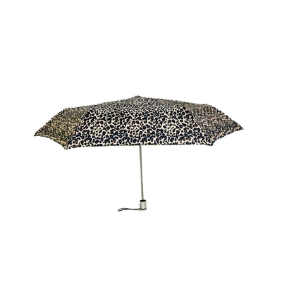 Il leopardo ha stampato anti Mini Windproof Pocket Umbrella UV