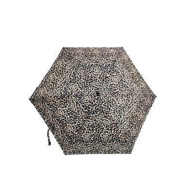 Il leopardo ha stampato anti Mini Windproof Pocket Umbrella UV