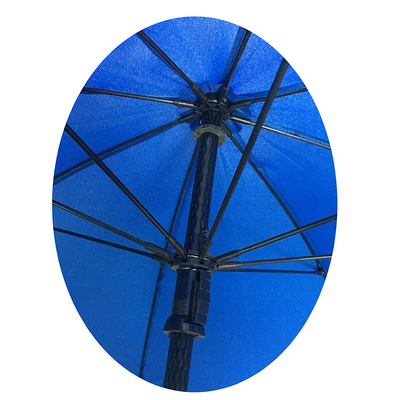 Piccolo ombrello di golf della vetroresina del tessuto di seta naturale aperto manuale dell'asse