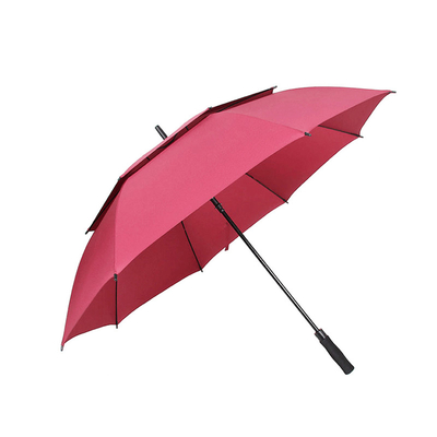 Doppio antivento automatici dei semi dell'ombrello del golf su misura baldacchino diritto impermeabilizzano