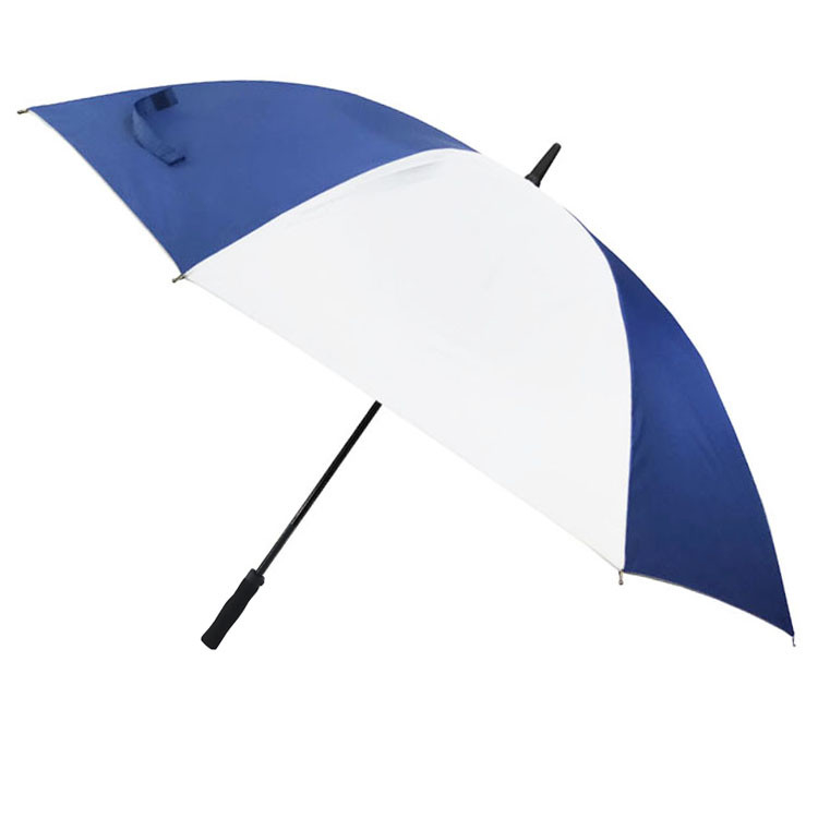 Ombrello da golf con struttura in fibra di vetro 190T Pongee 68/62/58 pollici grande sovradimensionato ventilato