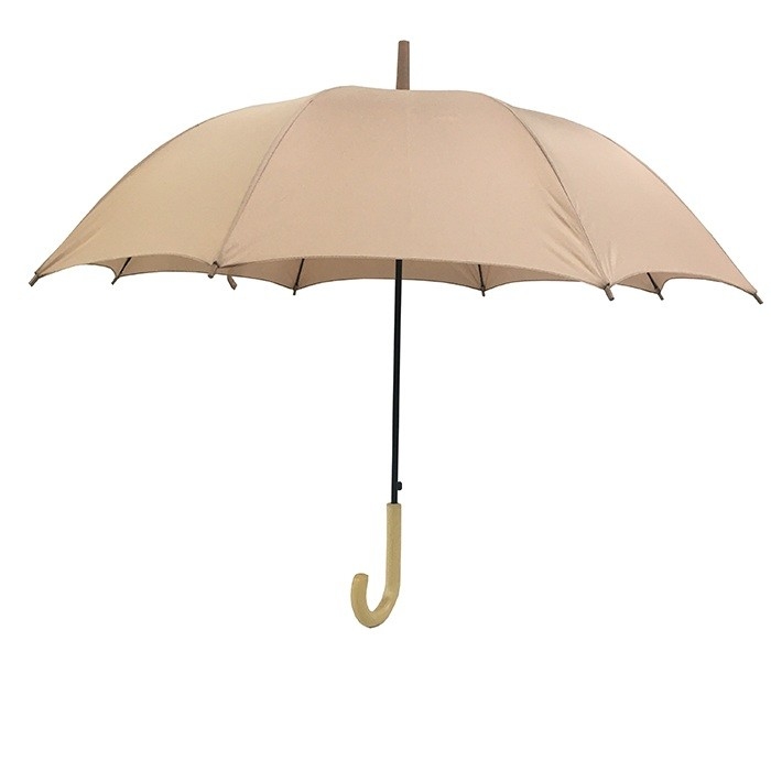 Colore semplice ombrello lungo ombrello auto aperto ombrello lungo design chiuso lunghezza 92cm
