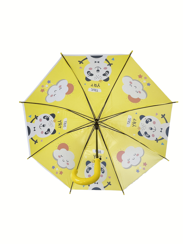 2025 Nuovo design OEM 19 pollici Cupola Cartone E Animali Super impermeabile Bambini Ombrello POE PVC