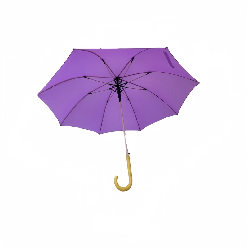 Customizabile Impermeabile Esterno Straight Umbrella Con Pongee tessuto E colore personalizzato corrispondente Fibra di vetro costole Design