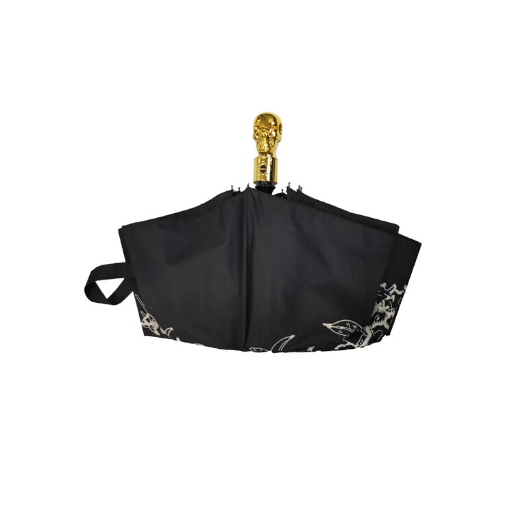 Parasole pieghevole Xiamen con 8 costole 27cm lunghezza chiusa design compatto e leggero ideale per viaggi d'affari e attività all'aria aperta