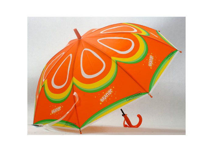 Stampa trasparente dell'ombrello dei bambini dei materiali di POE dell'auto del metallo di calore aperto compatto della struttura