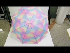 Ombrello dritto con luce LED colorata dalla Cina