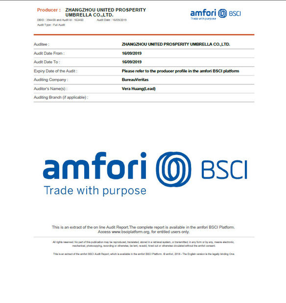 Porcellana Xiamen United-Prosperity Industry &amp; Trade Co., Ltd. Certificazioni